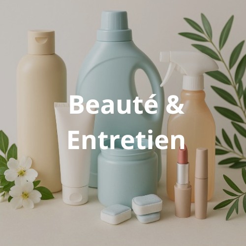 produits de beauté et d'entretien éthiques