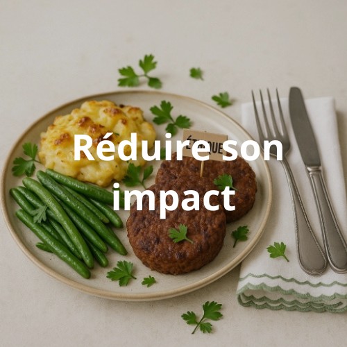 une assiette avec un repas végétal & éthique qui respecte le bien-être animal