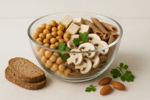 Lire la suite à propos de l’article Acides aminés essentiels : bien les couvrir sans viande