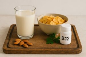 Lire la suite à propos de l’article Vitamines B9 et B12 : bien les couvrir sans consommer de produits animaux
