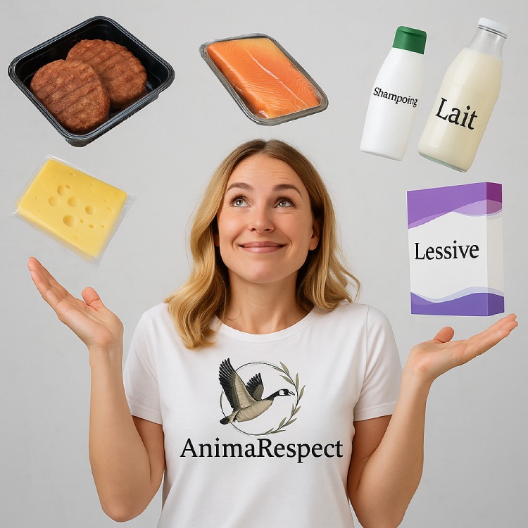 Une femme qui veut faire des achats éthiques